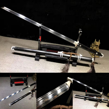 The Kuroi ki Handmade Ninjato Manganese Steel-Romance of Men